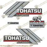 Tohatsu 75hp Automixing Decal Kit