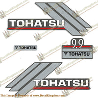Tohatsu 9.9hp Decal Kit - 2000's