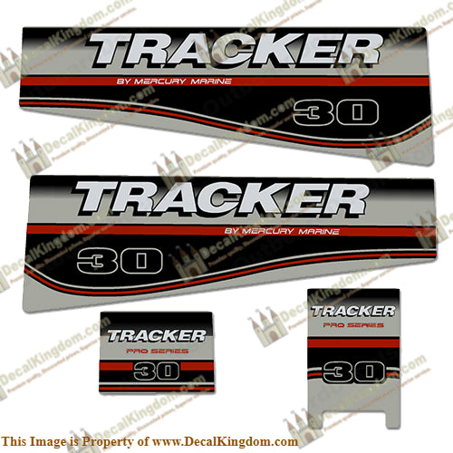 Tracker 30hp Engine Decal kit