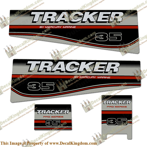 Tracker 35hp Engine Decal kit