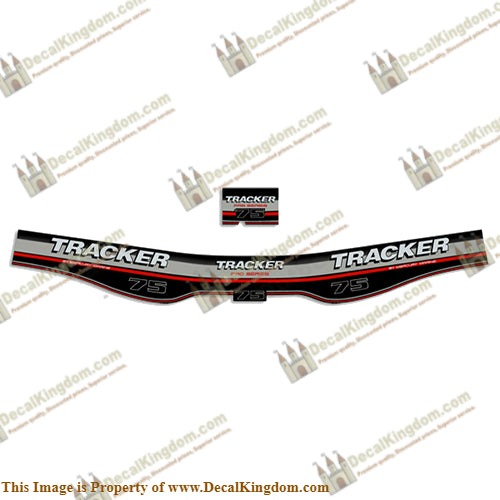 Tracker 75hp Engine Decal kit