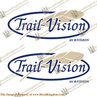 Trail Vision by R-Vision RV Decals (Set of 2)
