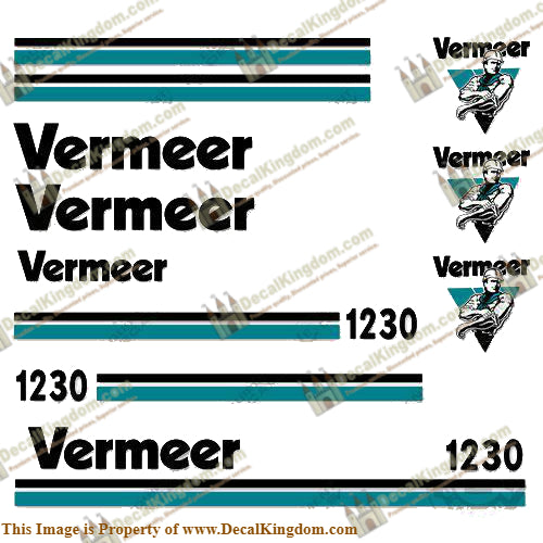 Vermeer BC 1230 Brush Chipper Decal Kit