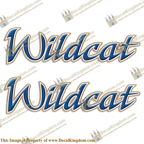 Wildcat by Forest River RV Decals 2008 Style (Set of 2)