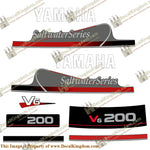 Yamaha 200hp V6 Saltwater Series Decals