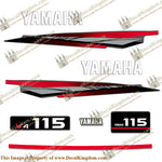 Yamaha 115hp 2-Stroke Decal Kit - 2002 - 2006