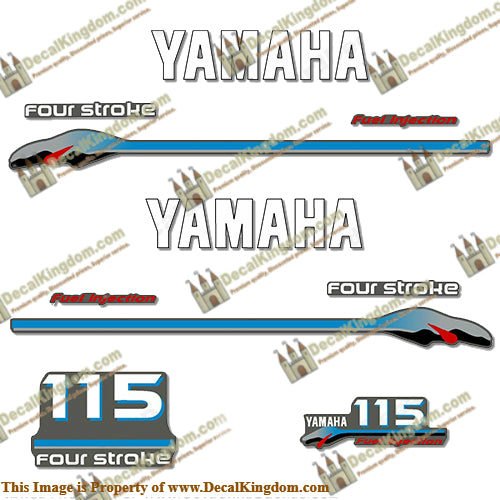 Yamaha 115hp 4-stroke 2000 Model Decals