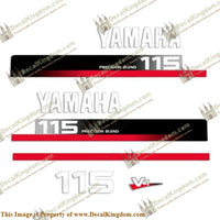 Yamaha 115 Precision blend Decal Kit - Boat Decals from DecalKingdom Yamaha 115 Precision blend Decal Kit outboard decal Yamaha 115 Precision blend Decal Kit vintage decals