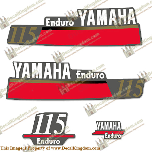 Yamaha 115hp Enduro Decals