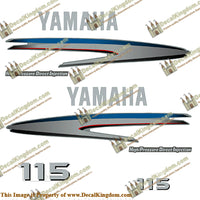 Yamaha 115hp Outboard Decal Kit (4-stroke or HPDI)