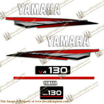 Yamaha 130hp 2-Stroke Decal Kit - 2002-2006