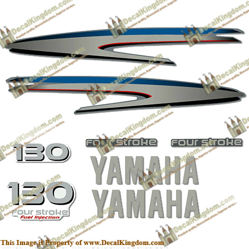 Yamaha 130hp 4-Stroke Decal Kit