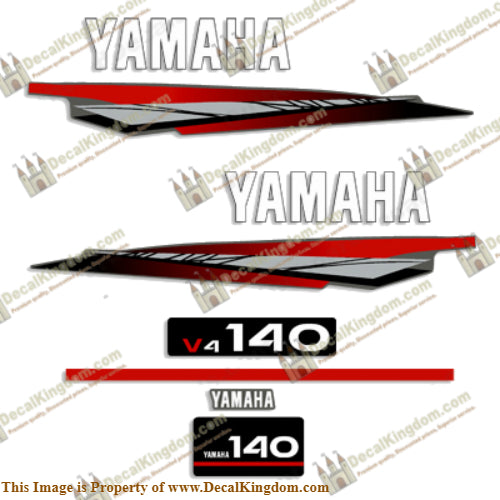 Yamaha 140hp 2-Stroke Decal Kit - 2002-2006