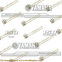 Yamaha 150hp FourStroke Decal Kit - Any Color! - 2008+