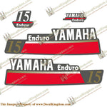 Yamaha 15hp Enduro Decals