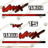 Yamaha 15hp VMax Decals 1998-2004