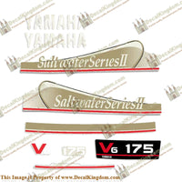 Yamaha 175hp Saltwater Series II Decals - Gold
