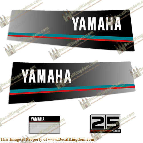 Yamaha 1984-1985 25HP Decals