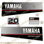 Yamaha 1986 - 1989 20hp Decals