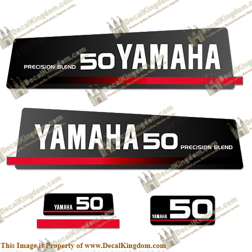 Yamaha 1993 50hp Decals