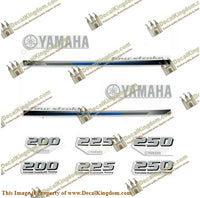 Yamaha 200-250hp Fourstroke Decal Kit 2013