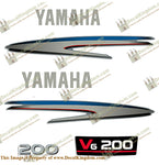 Yamaha 200hp 2-Stroke Decal Kit - 2002 - 2006+ (New Style)