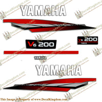 Yamaha 200hp 2-Stroke Decal Kit