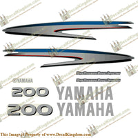 Yamaha 200hp HPDI Decal Kit
