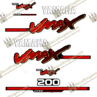 Yamaha 200hp VMax Decals 1998-2004