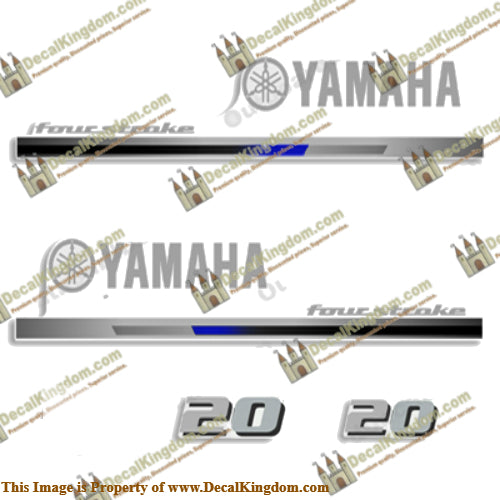 Yamaha 2010+ Style 20hp Decals
