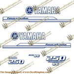 Yamaha 2010 Style 250hp Decals - Any Color