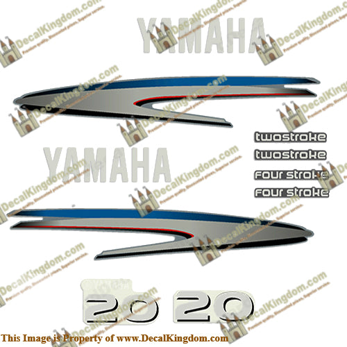 Sticker 20hp Yamaha 20hp Decals