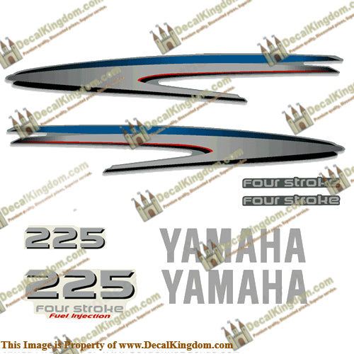 Yamaha 225hp FourStroke Decal Kit