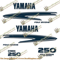 Yamaha 250hp FourStroke Decals - Custom Navy