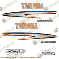 Yamaha 250hp FourStroke Decals - Custom Orange!