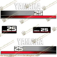 Yamaha 25 1990's Decal Kit - Boat Decals from DecalKingdom Yamaha 25 1990's Decal Kit outboard decal Yamaha 25 1990's Decal Kit vintage decals