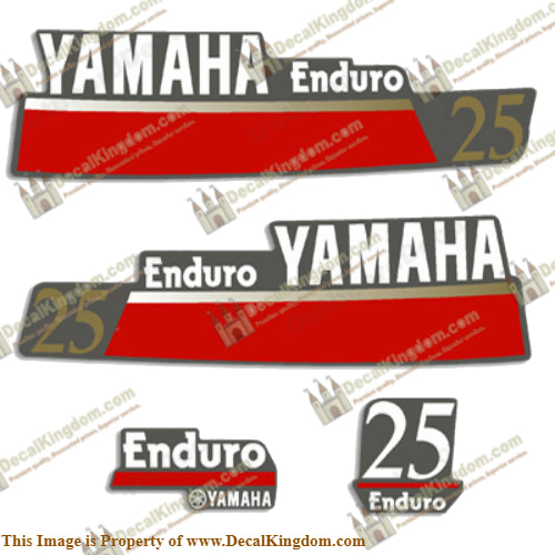 Yamaha 25hp Enduro Decals