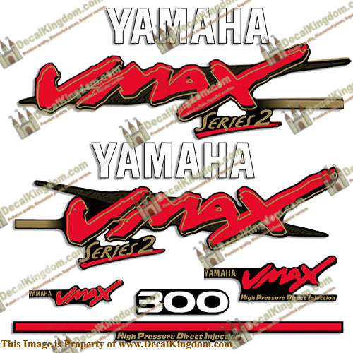 Yamaha 300hp VMAX Series 2 Decals