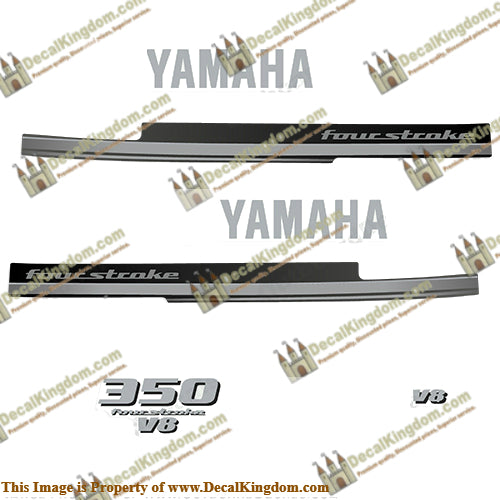 Yamaha 350hp 4-Stroke V8 Decal Kit - 2008 - 2010