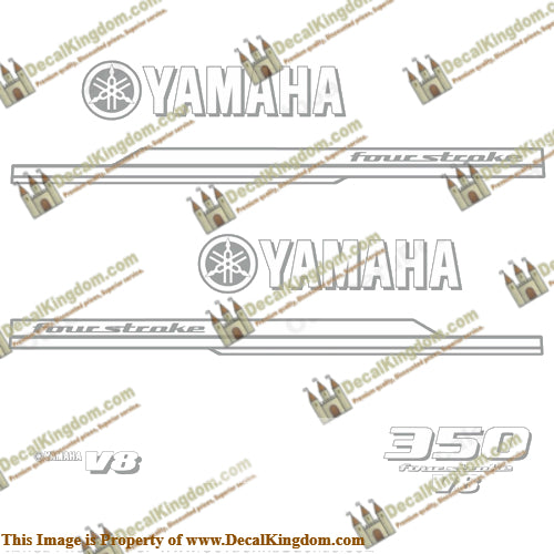 Yamaha 350hp V8 Decal Kit - Any Color! - 2008 - 2010