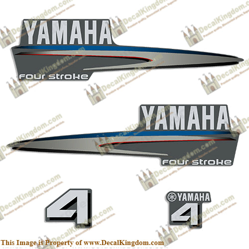 Yamaha 4hp Fourstroke Decals