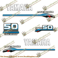 Yamaha 50hp Fourstroke Decals - 2000 Style
