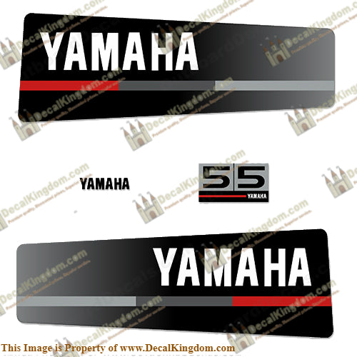 Yamaha 55hp Decals