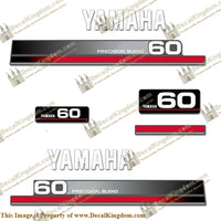 Yamaha 60 Precision blend Decal Kit - Boat Decals from DecalKingdom Yamaha 60 Precision blend Decal Kit outboard decal Yamaha 60 Precision blend Decal Kit vintage decals