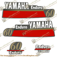 Yamaha 60hp Enduro Decals