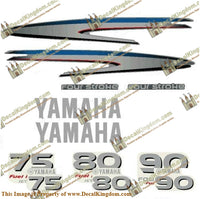 Yamaha 75-90hp Fourstroke Decal Kit