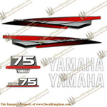 Yamaha 75hp 2-Stroke Decal Kit