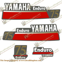 Yamaha 75hp Enduro Decals