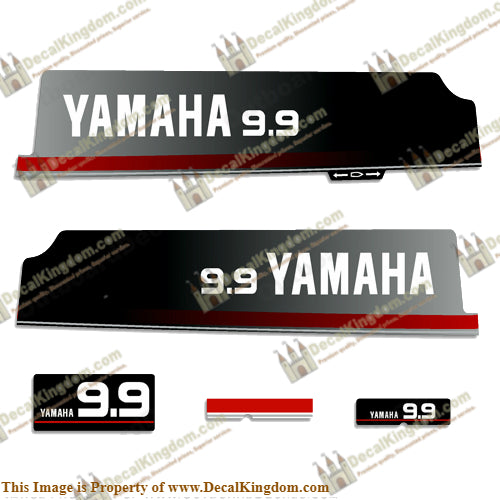 Yamaha 9.9hp Decal Kit - 1990's